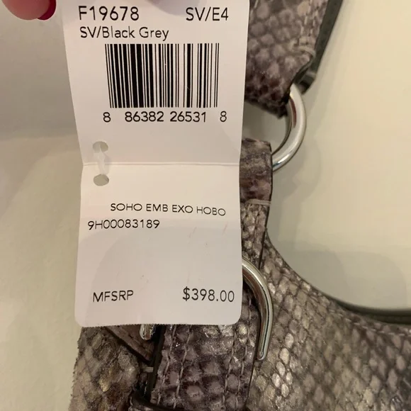 NEW Coach Python Print Maggie Hobo - Picture 2 of 8